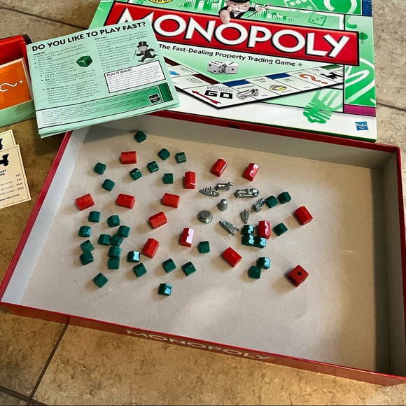 Monopoly The Fast-Dealing Property Trading Game w/ Speed Die 100% Complete. - Picture 3 of 8